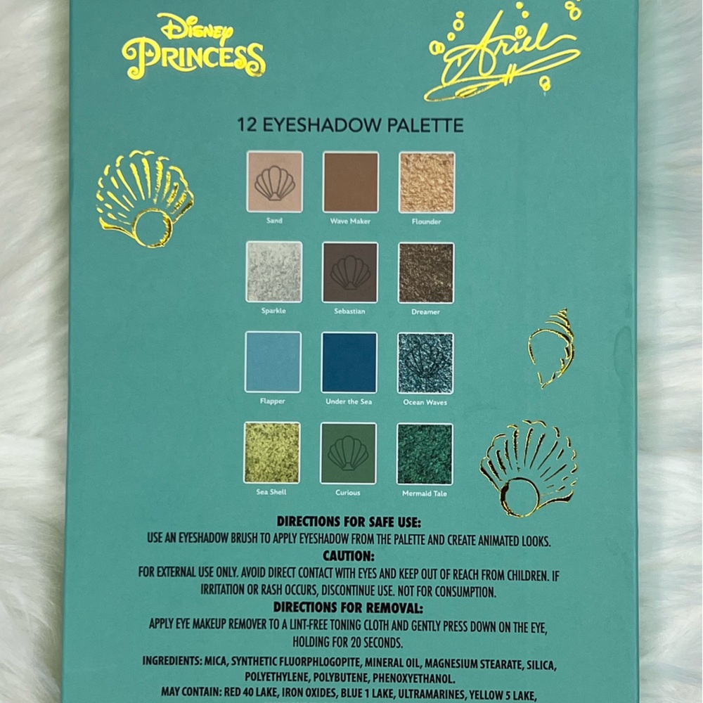 Disney Princess Eyeshadow Palette - Ariel, The Little Mermaid - Picture 4 of 4